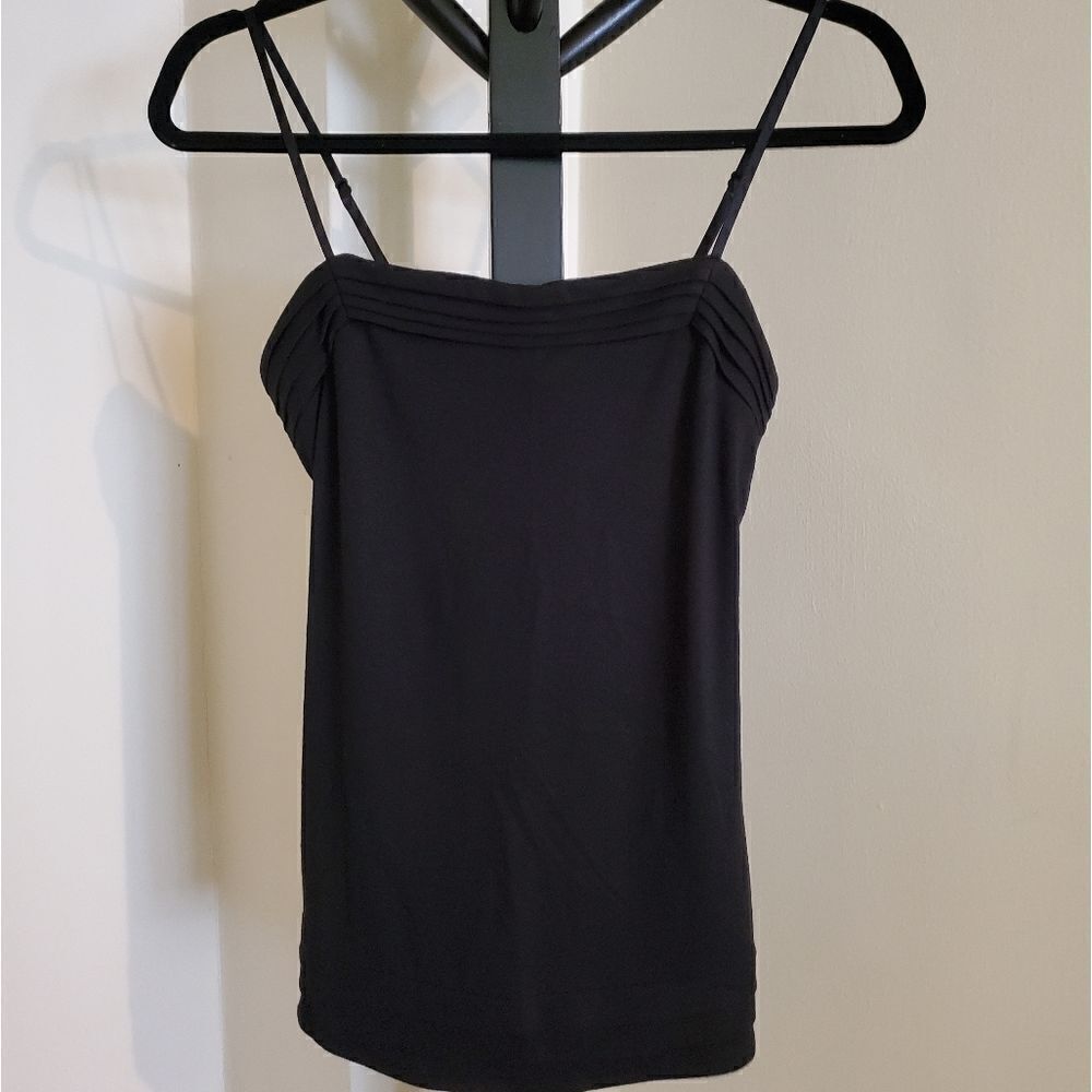 Spaghetti Strap Black Top Size Medium